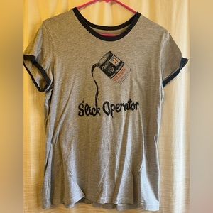 Harley Davidson motor oil womens ringer tee